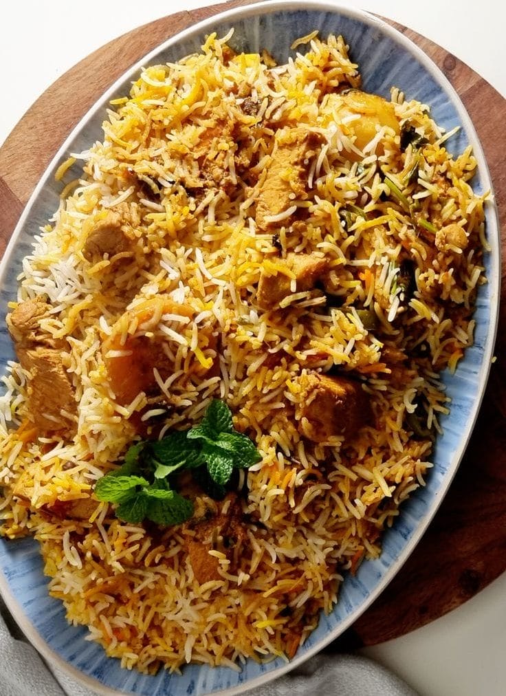 Tava Sukka Chicken Biryani (boneless)