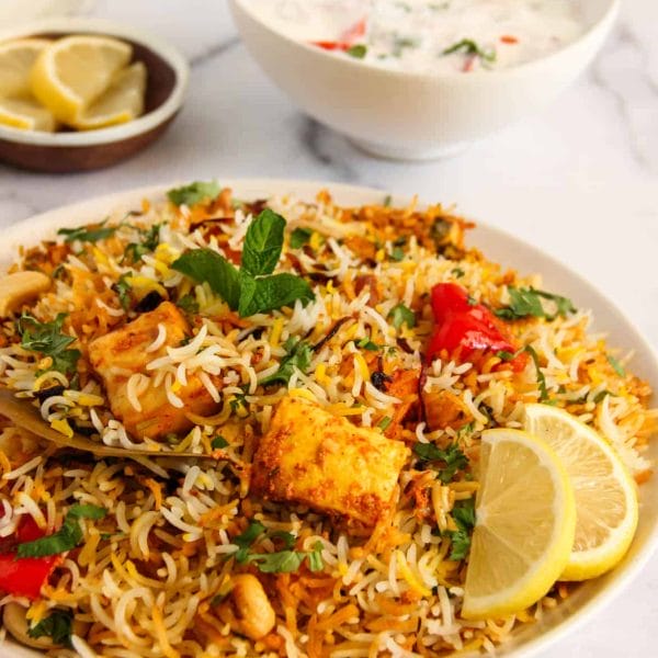 Hyderabadi Paneer Biryani
