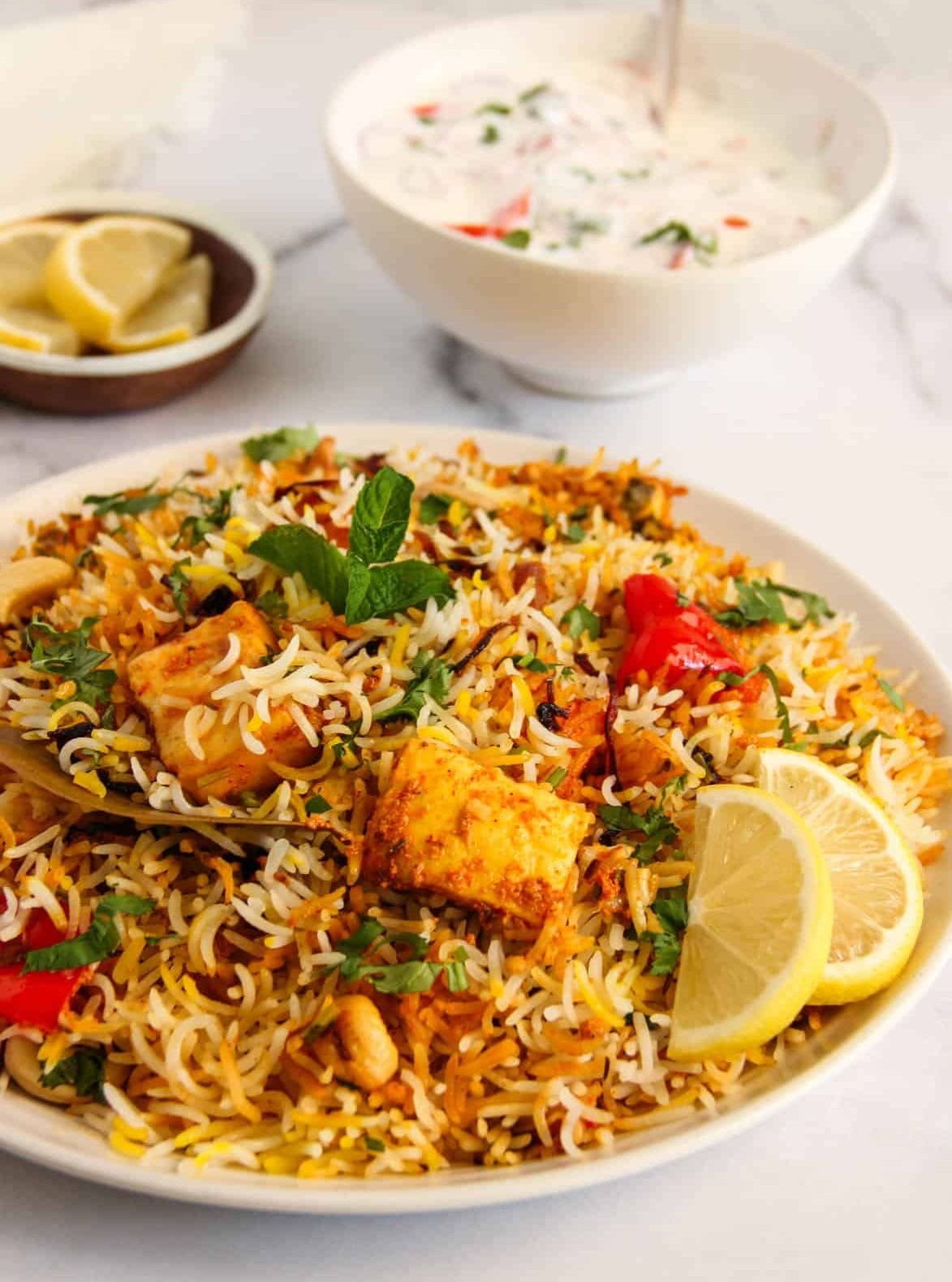 Hyderabadi Paneer Biryani