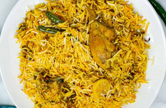 Family Pack Tava Sukka Chicken Biryani