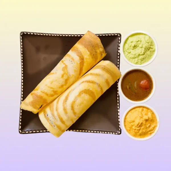 Plain Dosa Curry Combo